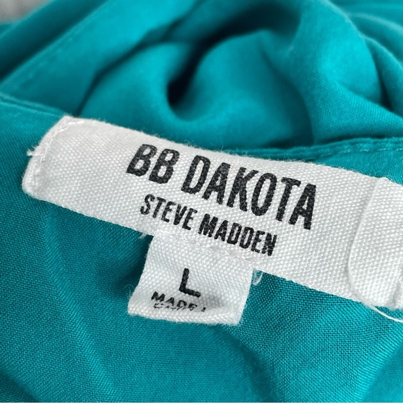 BB Dakota Steve Madden Been So Long Teal Maxi Dress - Picture 7 of 7